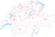 Schweiz, Kantone, Bezirke