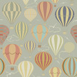 Background with hot air balloons Background with hot air balloons