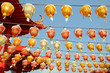 Silk Lanterns Outside A Chinese Temple Silk Lanterns Outside A Chinese Temple