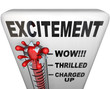 Thermometer - Excitement Level High Anticipation Thermometer - Excitement Level High Anticipation