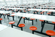 Table and chair in restaurant