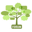 Vettoriale: Icon for forum Icon for forum