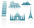 Icons of architectural monuments