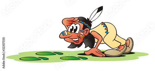 Illustration: Indian Footprints Tracker Indian Footprints Tracker
