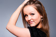 Young beautiful girl smiling