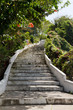 Escalier fleuri, baie des saintes, Guadeloupe Escalier fleuri, baie des saintes, Guadeloupe
