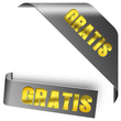 GRATIS button gold x 2