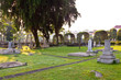 cemetery scene