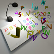 Quaderno e lettere