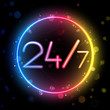 Neon 24/7 Rainbow Circle Neon 24/7 Rainbow Circle