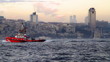 Tug boat at Bosporus sea