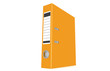 Illustration: An orange ring binder isolated on a white background An orange ring binder isolated on a white background