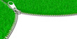 Zipper on white background Zipper on white background