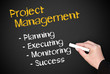 Project Management - Blackboard Concept