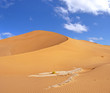Düne mit blauem Himmel in der Rub Al Khali