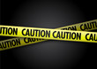 Caution yellow tape
