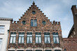 Façade de maisons à Bruges