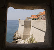 Dubrovnik Walls Through Window