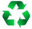 Recycling icon, vector