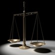 Brass antique scales - 3D