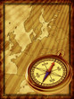 Illustration of a old Europe map Illustration of a old Europe map