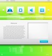 Vector template Website Vector template Website