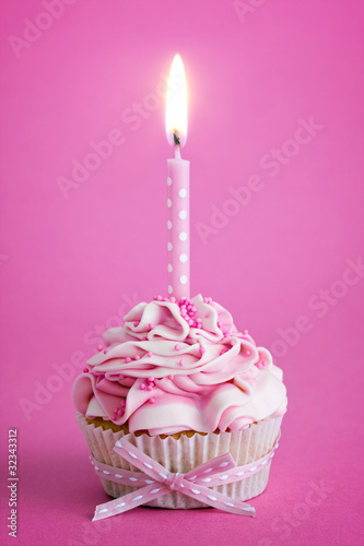 Photo: Birthday cupcake Birthday cupcake