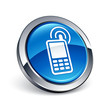 icône bouton internet téléphone
