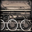 Foto: old sephia train old sephia train