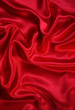 Photo : Smooth elegant red silk can use as background Smooth elegant red silk can use as background