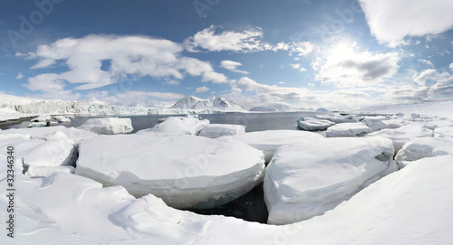 Photo: WInter in the Arctic - PANORAMA WInter in the Arctic - PANORAMA