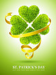 lucky clover made of leaves lucky clover made of leaves