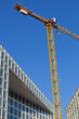Baukran und Neubau Baukran und Neubau