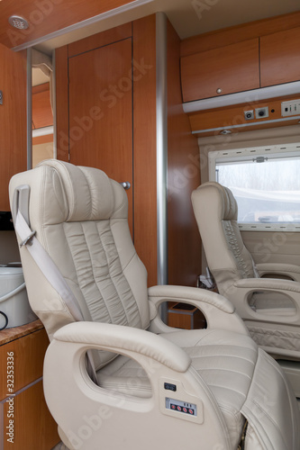 Photo: Car seats inside of caravan Car seats inside of caravan
