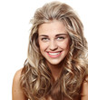 beautiful curly woman