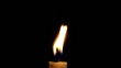 Candle blown out