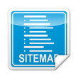 Pegatina cuadrada SITEMAP con reborde