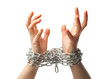 two chained hands