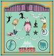 Vintage cirque set Vintage cirque set