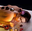 Young woman in spa