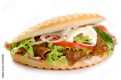 Foto: kebab sandwich kebab sandwich