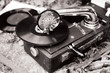 Old record player