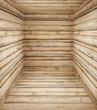 old wooden deep interior