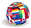 flags globe flags globe