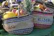 Obst in Körben vom Hamburger Fischmarkt
