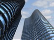 Skyscrapers.3d render.