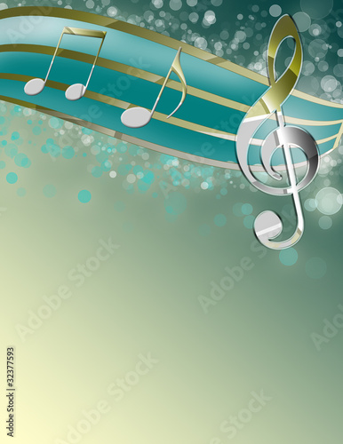 Illustration: Beautiful Music Notes! Beautiful Music Notes!