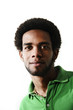 Young african american man isolated