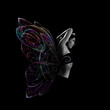Butterfly woman