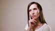 Young pensive woman